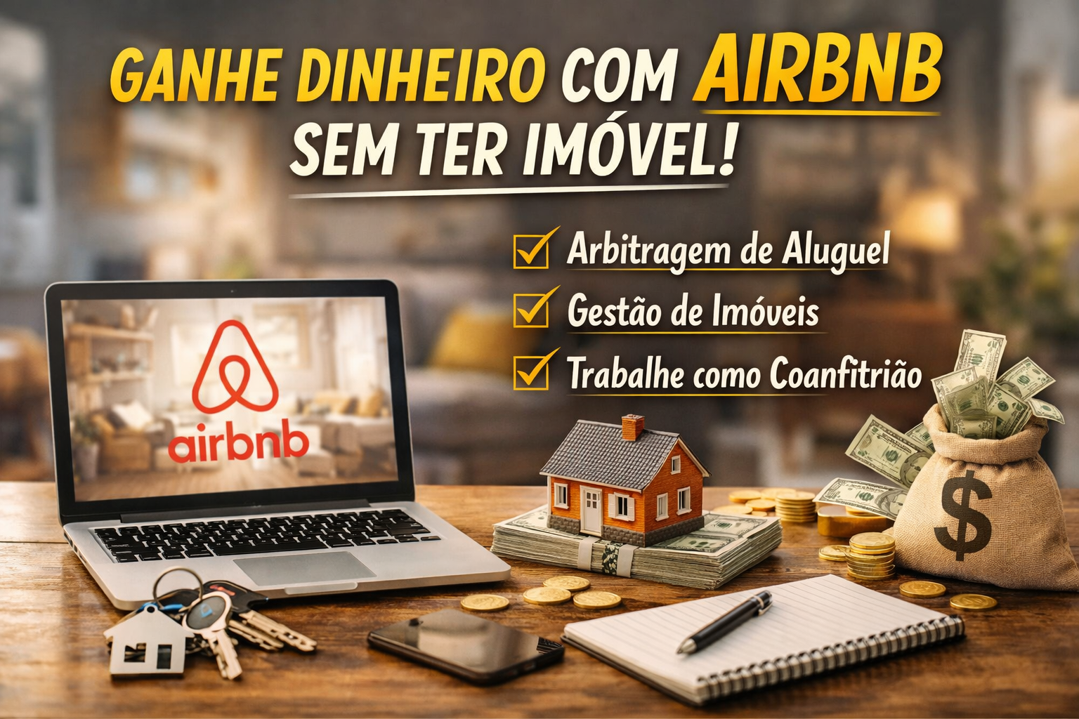 Como Ganhar Dinheiro com Airbnb Mesmo Sem Ter Imóvel: O Guia Completo Que Eu Gostaria de Ter Lido Antes