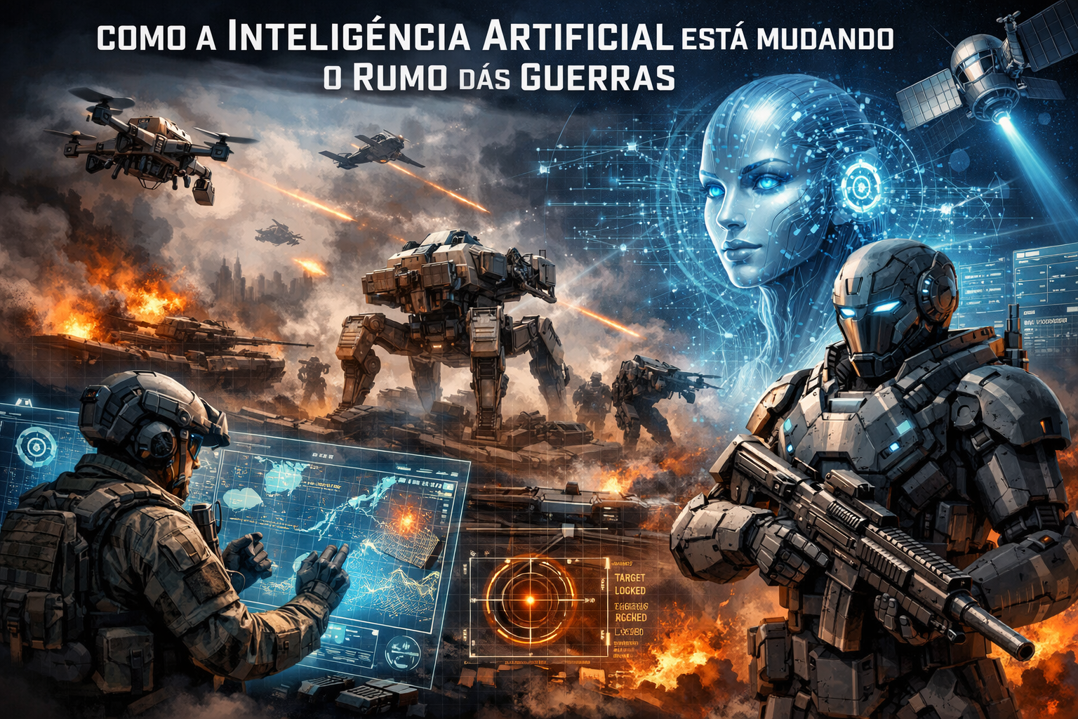 Como a Inteligência Artificial Nas Guerras Está Mudando o Rumo dos Conflitos Mundiais