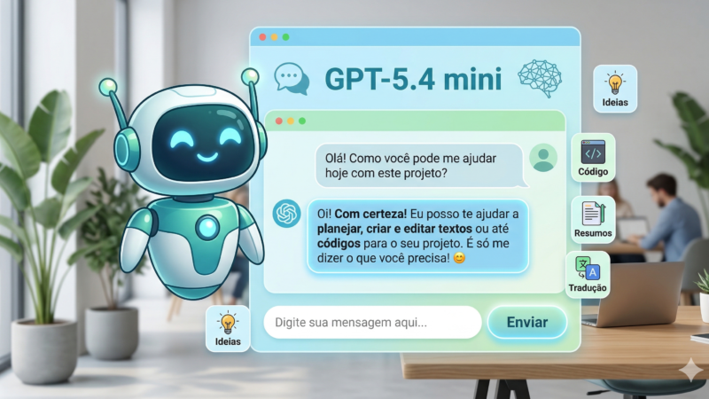 GPT-5.4 mini e GPT-5.4 nano: conheça os novos modelos gratuitos do ChatGPT